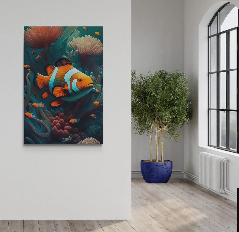 Quadro su tela – Pagliaccio surrealista