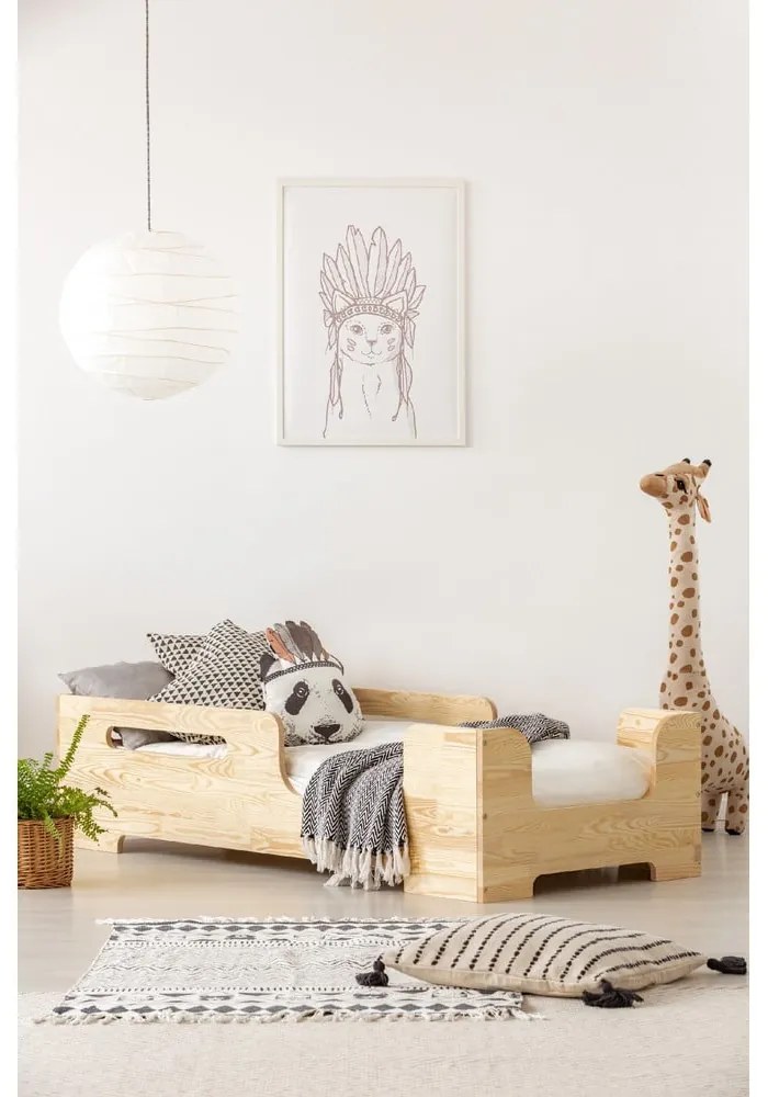 Letto per bambini in legno di pino 70x140 cm Box 2 - Adeko