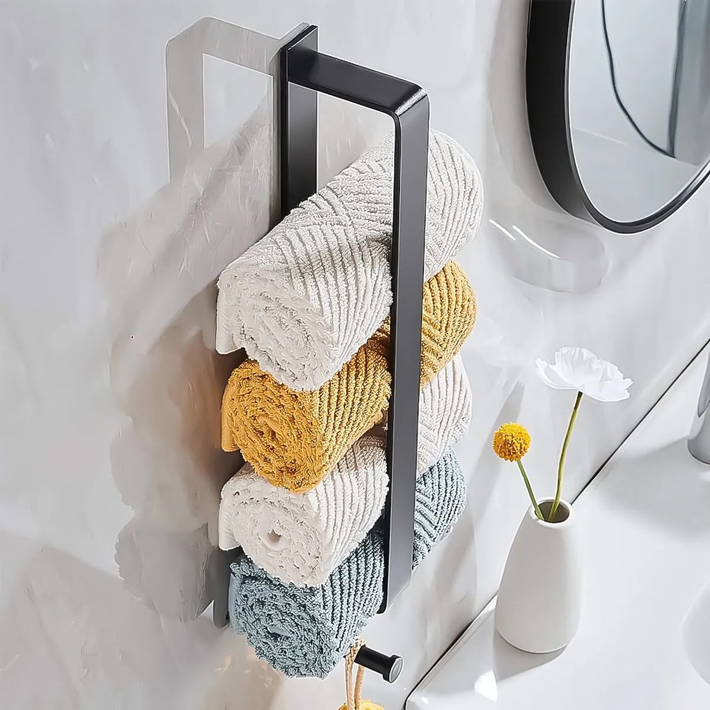 Portasciugamano da bagno Black