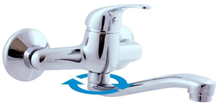 RAV Slezák SA001.5/26 - Miscelatore per lavello/lavabo SAZAVA cromo lucido