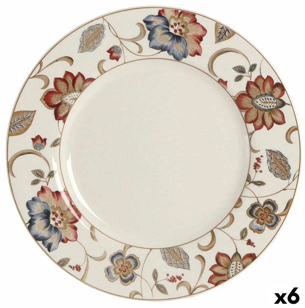 Piatto Piano Queen´s By Churchill Jacobean Floreale Ø 27,3 cm Ceramica servizio di piatti (6 Unità)