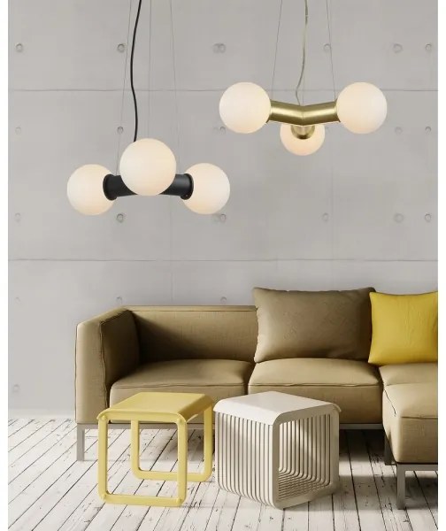 Azzardo AZ3171 - Lampadario a sospensione con filo POPE 3xE27/40W/230V