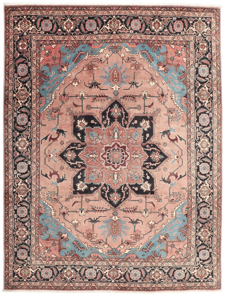 Heriz Tappeto 350x270 (Iran) Annodato A Mano