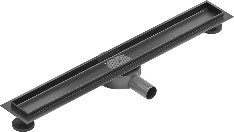 Mexen Flat 360° corpo per scarico lineare rotante 60 cm, grigio canna di fucile spazzolato - 1E40060