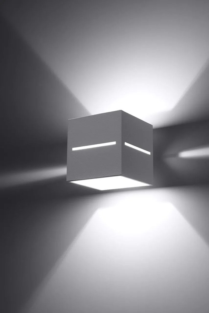 Applique da Parete in Alluminio LOBO G9 White Bidirezionale da interno