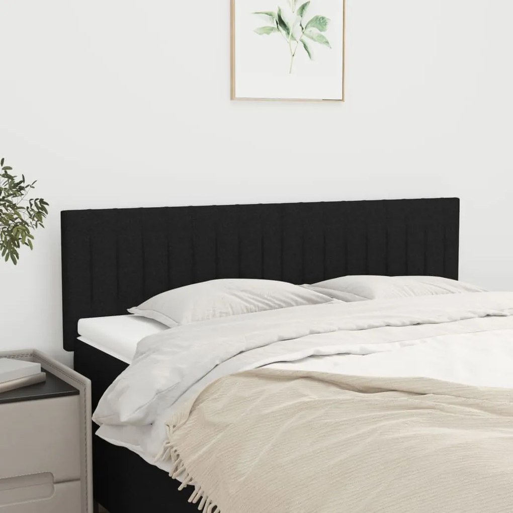 Testiere 2 Pz Nere72x5x78/88 Cm İn Tessuto /