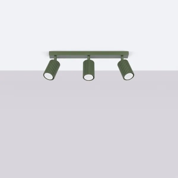 Brilagi - Faretto LED CRESTO 3xGU10/10W/230V verde