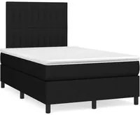 Letto a Molle con Materasso e LED Nero 120x190 cm in Tessutocod mxl 115359