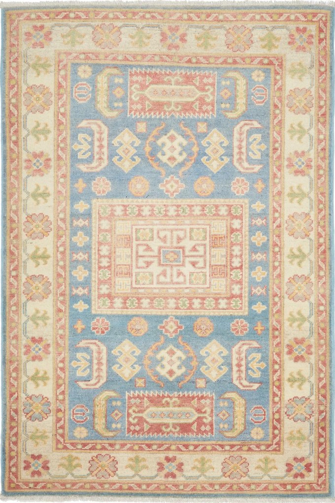 Kazak Tappeto orientale 130x100 (Pakistan) Annodato A Mano
