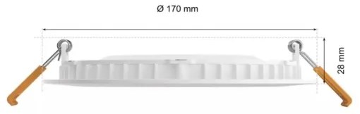 Philips - LED RGBW Lampada da bagno dimmerabile Hue SLIM LED/12W/230V IP44