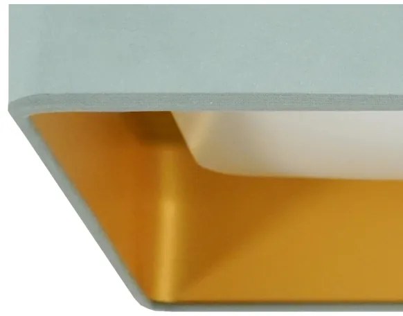 Brilagi-LED Plafoniera dimmerabile VELVET SQUARE LED/36W/230V Wi-Fi Tuya+telecomando verde menta