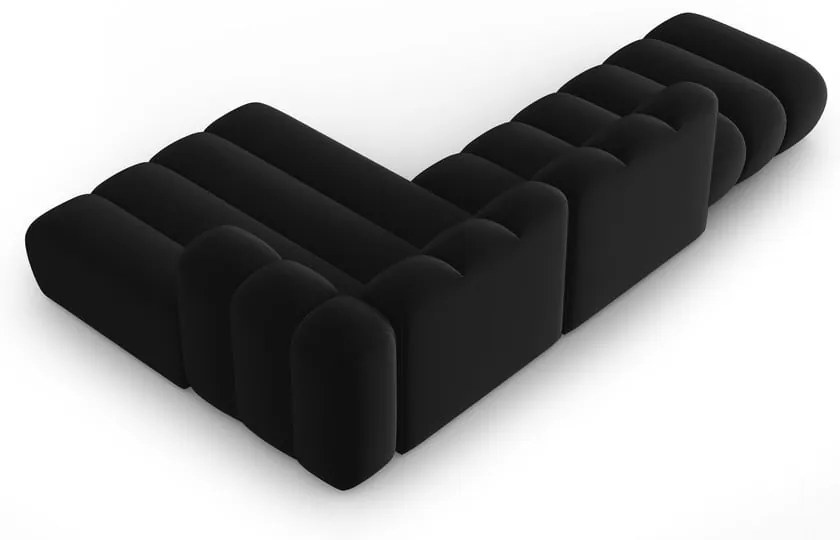 Divano angolare antracite ad angolo destro Lupine - Micadoni Home