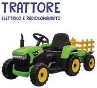 Trattore globo 40434 spidko con rimorchio verde