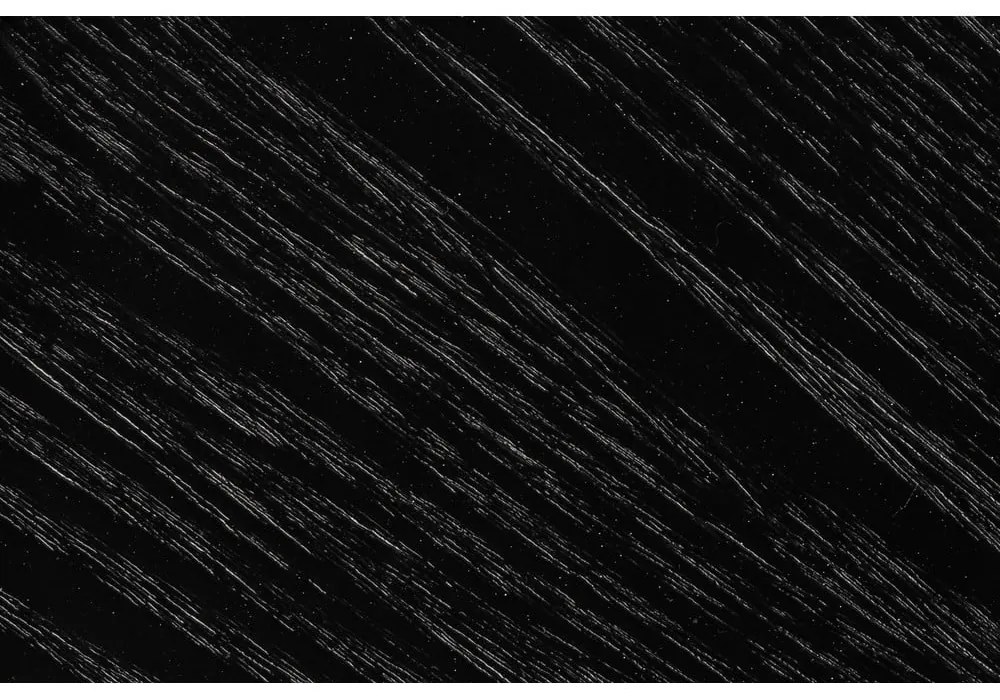 Tavolino da salotto rotondo nero/di colore naturale ø 80 cm Makoto – White Label