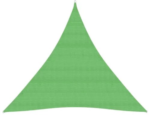 Vela Parasole 160 g/m² Verde Chiaro 5x5x5 m in HDPE