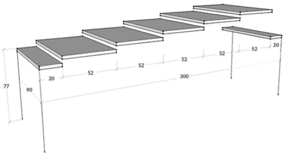 Consolle 90x40 cm Allungabile Fino a 3 metri da 14 posti Karamay Noce