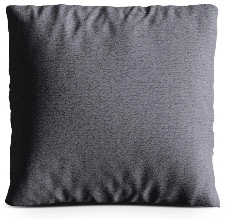 Cuscino per divano grigio scuro con rivestimento in bouclé Kemi – Cosmopolitan Design