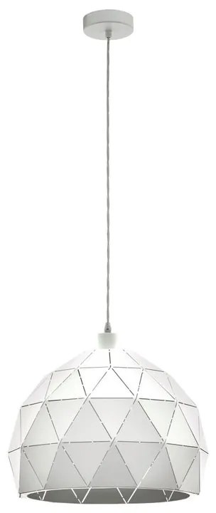 Lampadario Design Roccaforte bianco E27 Ø40cm EGLO
