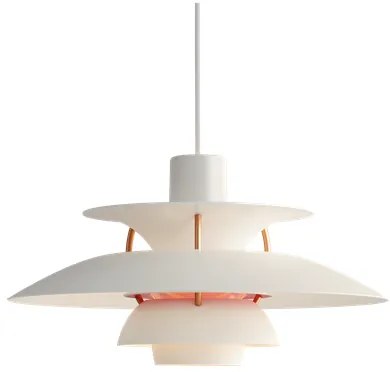 Lampada da soffitto A Sospensione 20W E14 bianco moderno PH 5 Mini Louis Poulsen