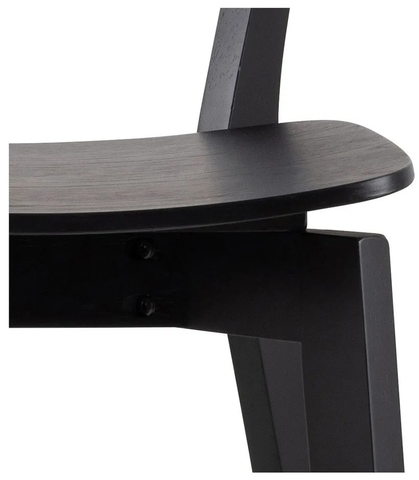 Sgabelli da bar in legno di gomma nera in set da 2 105 cm Roxby - Actona