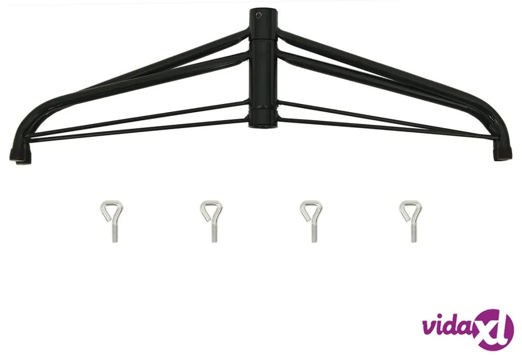 vidaXL Supporto per Albero di Natale 40x40x13 cm