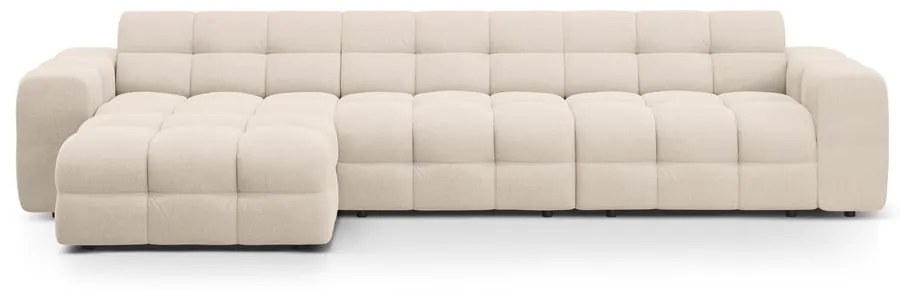 Divano angolare beige (con penisola a sinistra/con chaise lounge) Kendal – Micadoni