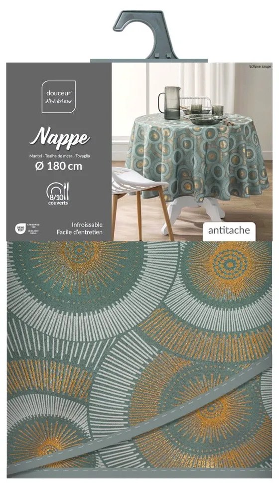 Tovaglia ø 180 cm Eclipse – douceur d'intérieur