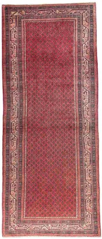 Mir Tappeto 110 x 320 Rosso (Iran) Annodato A Mano