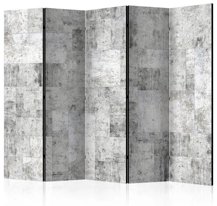 Paravento  Concrete: Grey City II [Room Dividers]  Colore ---, Dimensioni e Misure 225x172