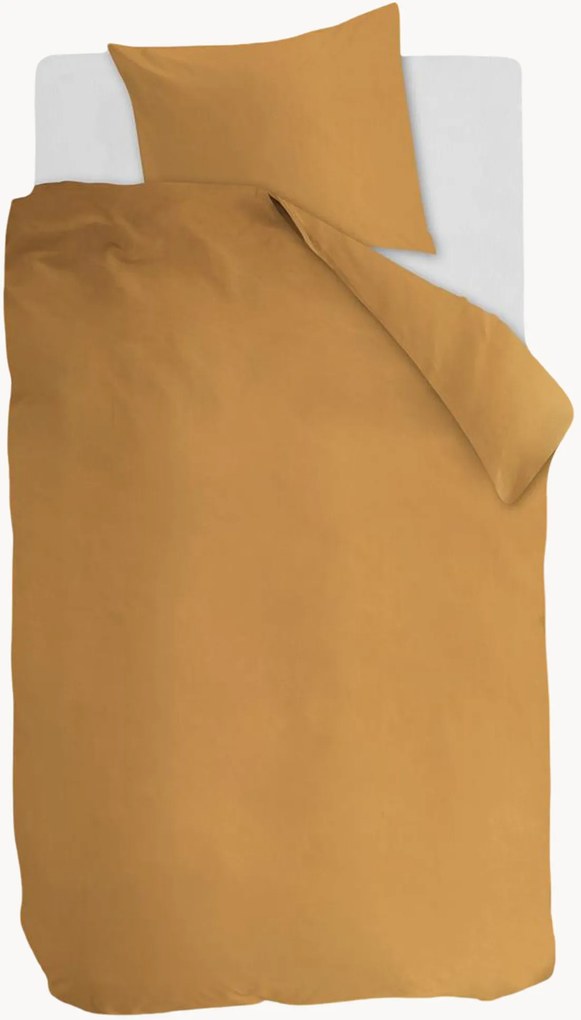Set di biancheria da letto in cotone Uni, set da 2