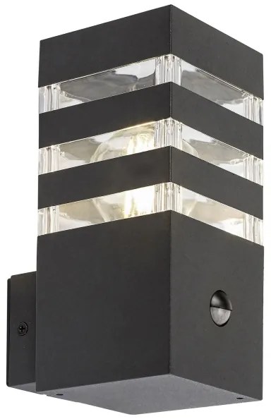 Rabalux 77025- Applique da esterno con sensore ANKARA 1xE27/12W/230V IP44