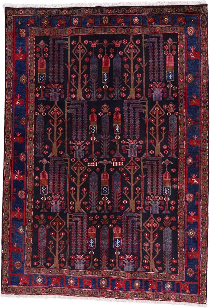 Sandjan Tappeto orientale 230x160 (Pakistan) Annodato A Mano