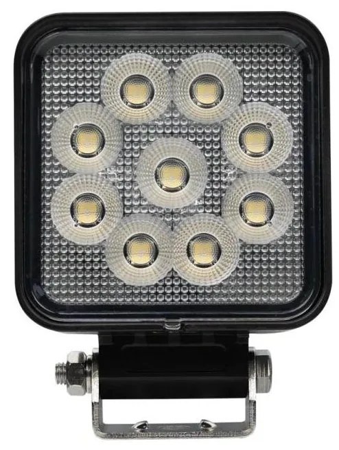 LED Faretto per macchina BLACK LED/36W/10-30V IP69 5700K quadrato