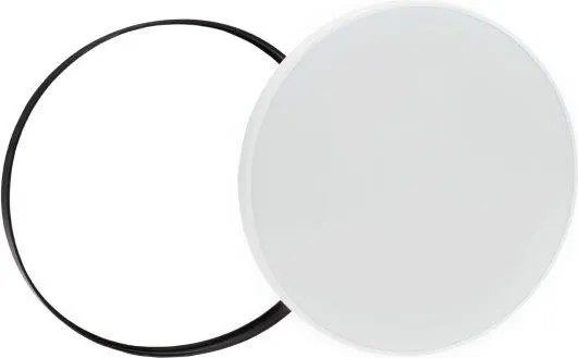 Plafoniera LED 32W IP54 Bianco Variabile CCT Ø380mm Doppia Cornice