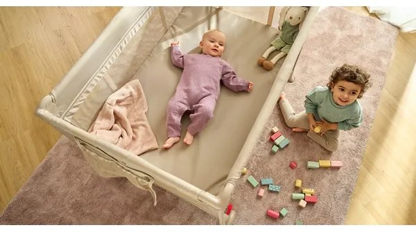 Lionelo - Lettino da viaggio LAURA Beige Sabbia