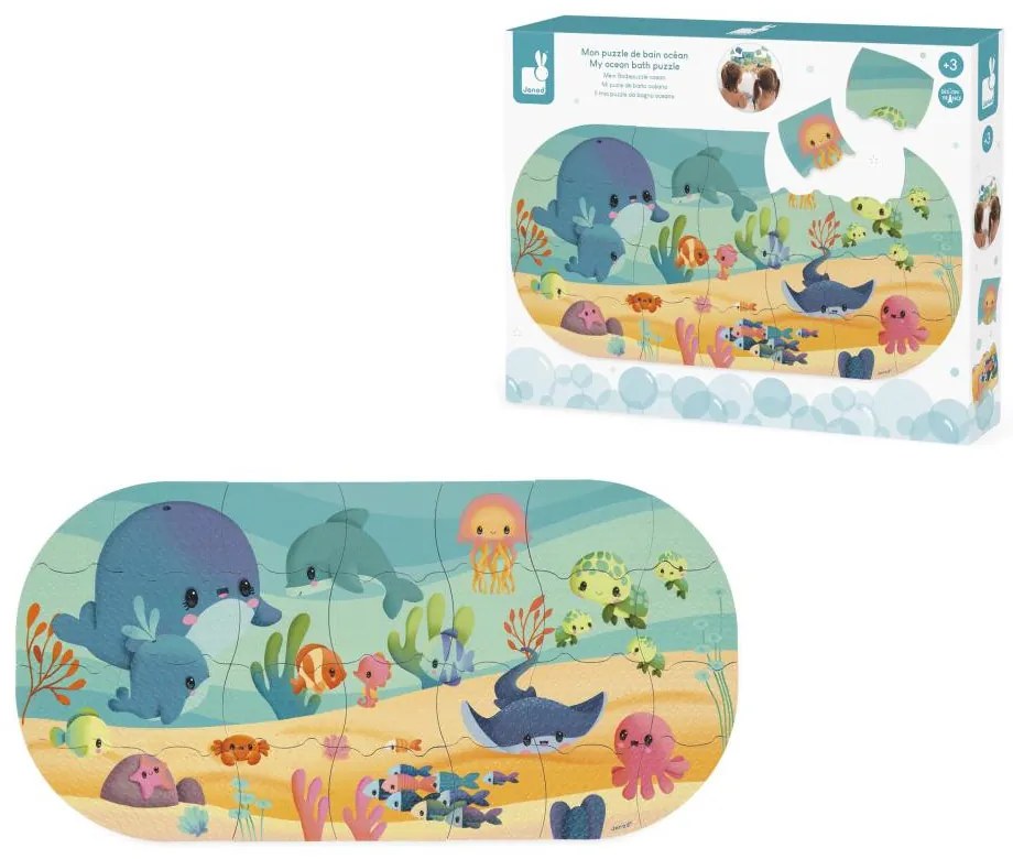 Puzzle - Il mio oceano - Giocattolo da bagno - 28 pz
