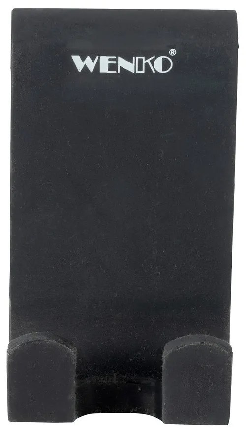 Appendino bifacciale in silicone nero Verna - Wenko