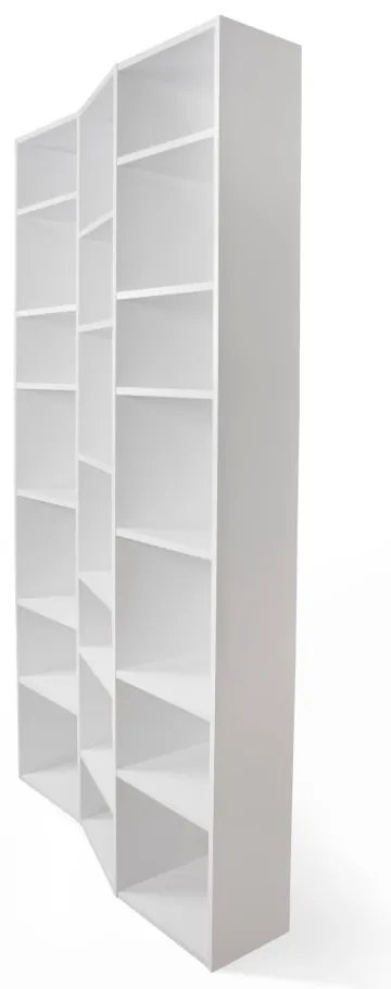 Libreria bianca 108x224 cm Valsa - TemaHome
