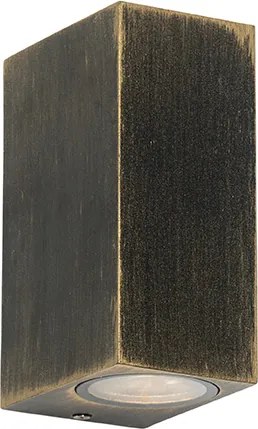 Applique moderna oro antico 2 luci IP44 - Baleno