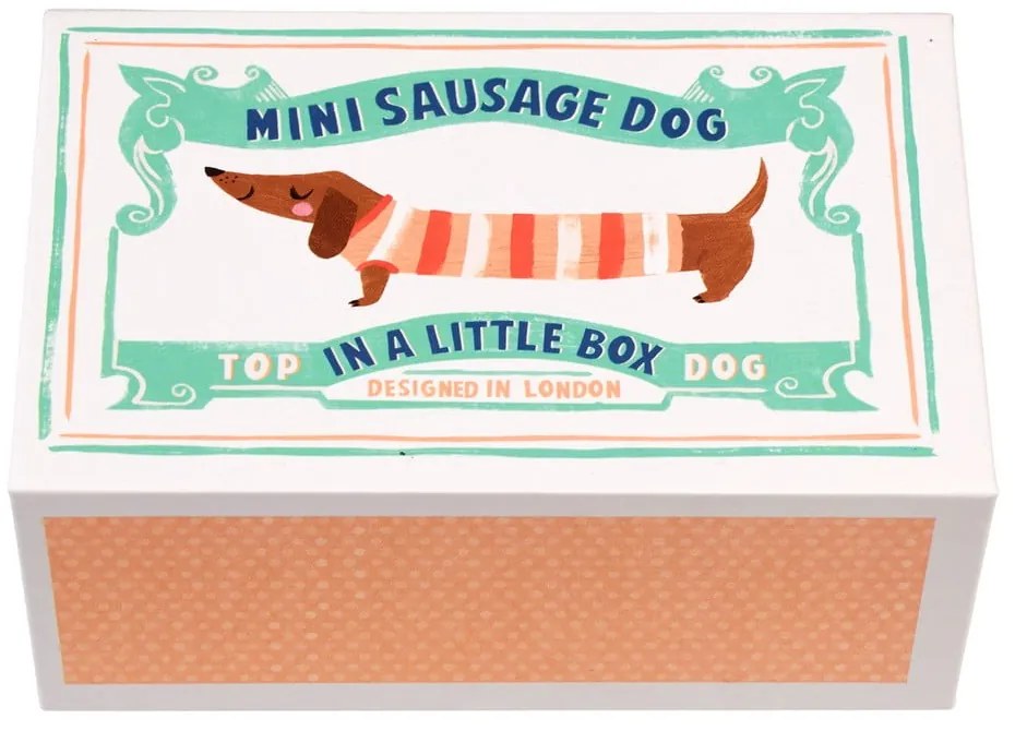 Peluche Mini Sausage Dog in a Little Box - Rex London