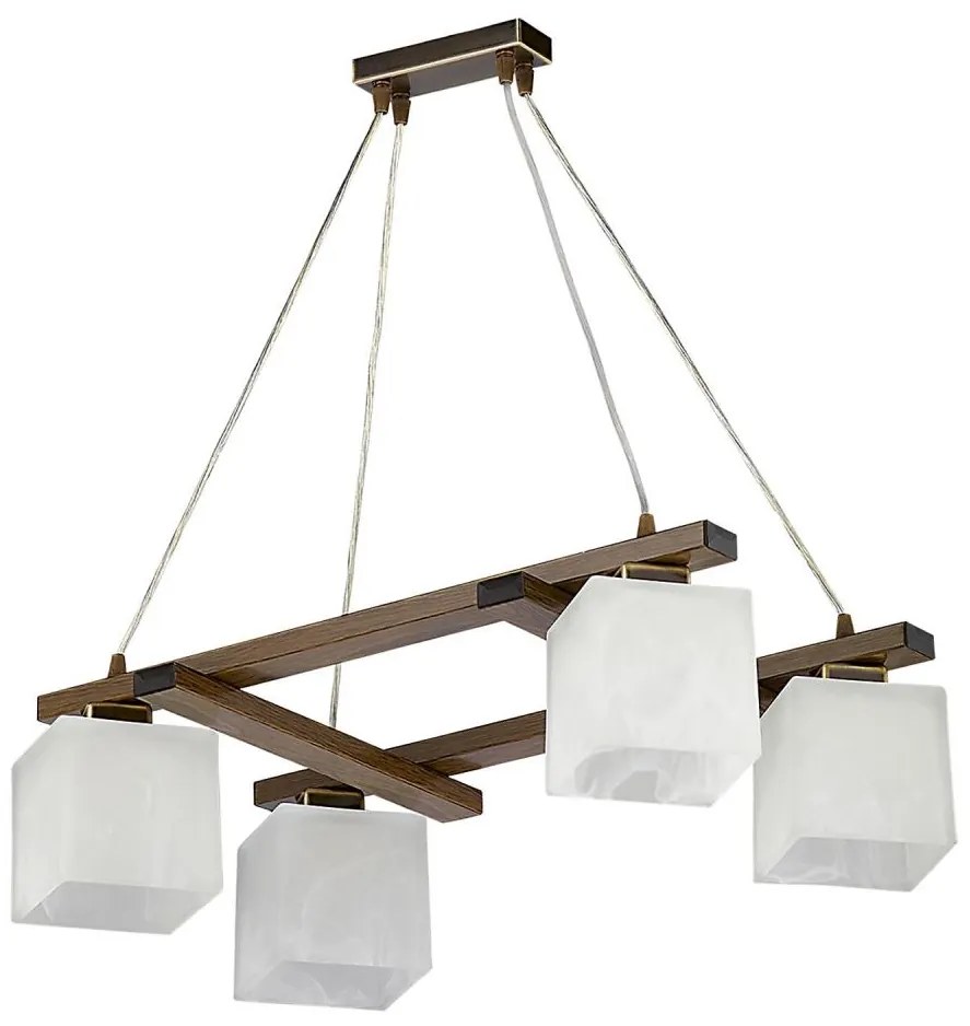 Jupiter 1093 - PO4 - Lampadario a sospensione POLA 4xE27/60W/230V