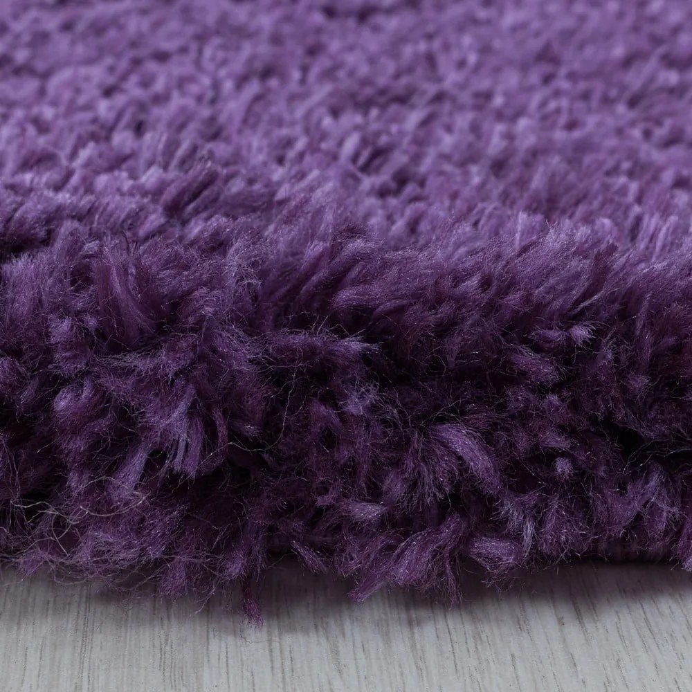 Tappeto viola scuro 200x290 cm Fluffy - Ayyildiz Carpets