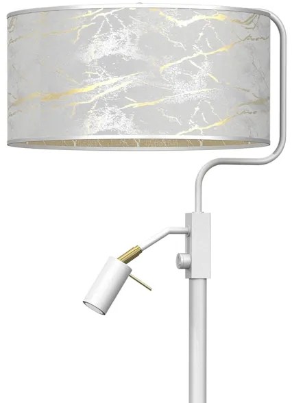 Lampada da terra SENSO 1xE27/40W/230V + 1xGU10/7W bianca