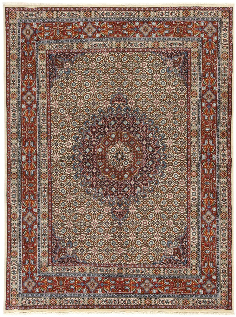 Moud Tappeto persiano 200x150 (Iran) Annodato A Mano