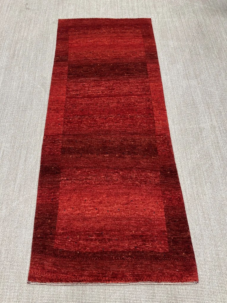 Loribaft Tappeto persiano 100 x 250 Rosso (Iran) Annodato A Mano