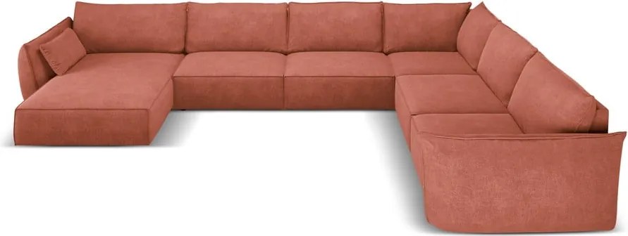 Divano angolare rosso (angolo destro) Vanda - Mazzini Sofas