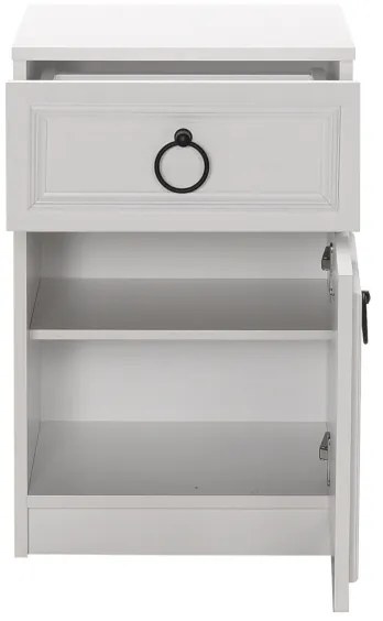Comodino 63x40 cm bianco