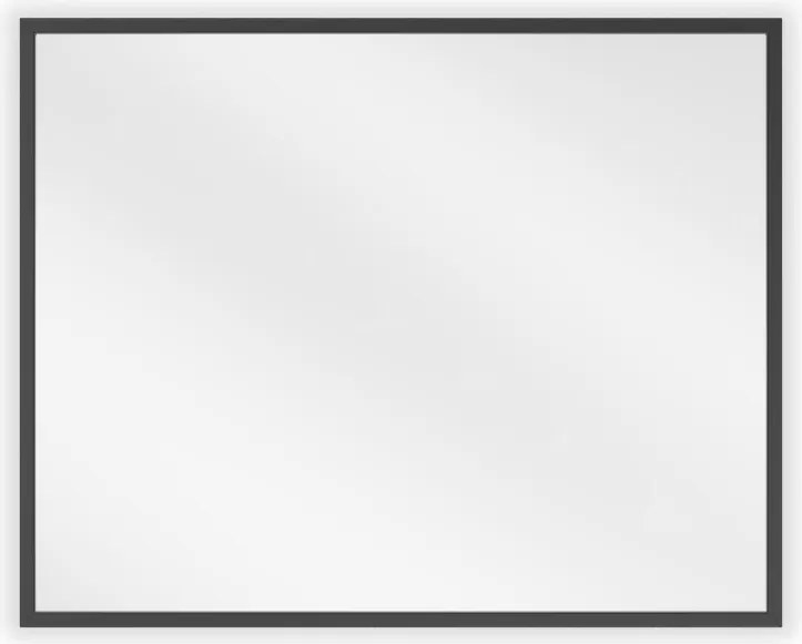 Mexen Loft specchio da bagno rettangolare 50 x 40 cm, cornice nera - 9852-050-040-000-70