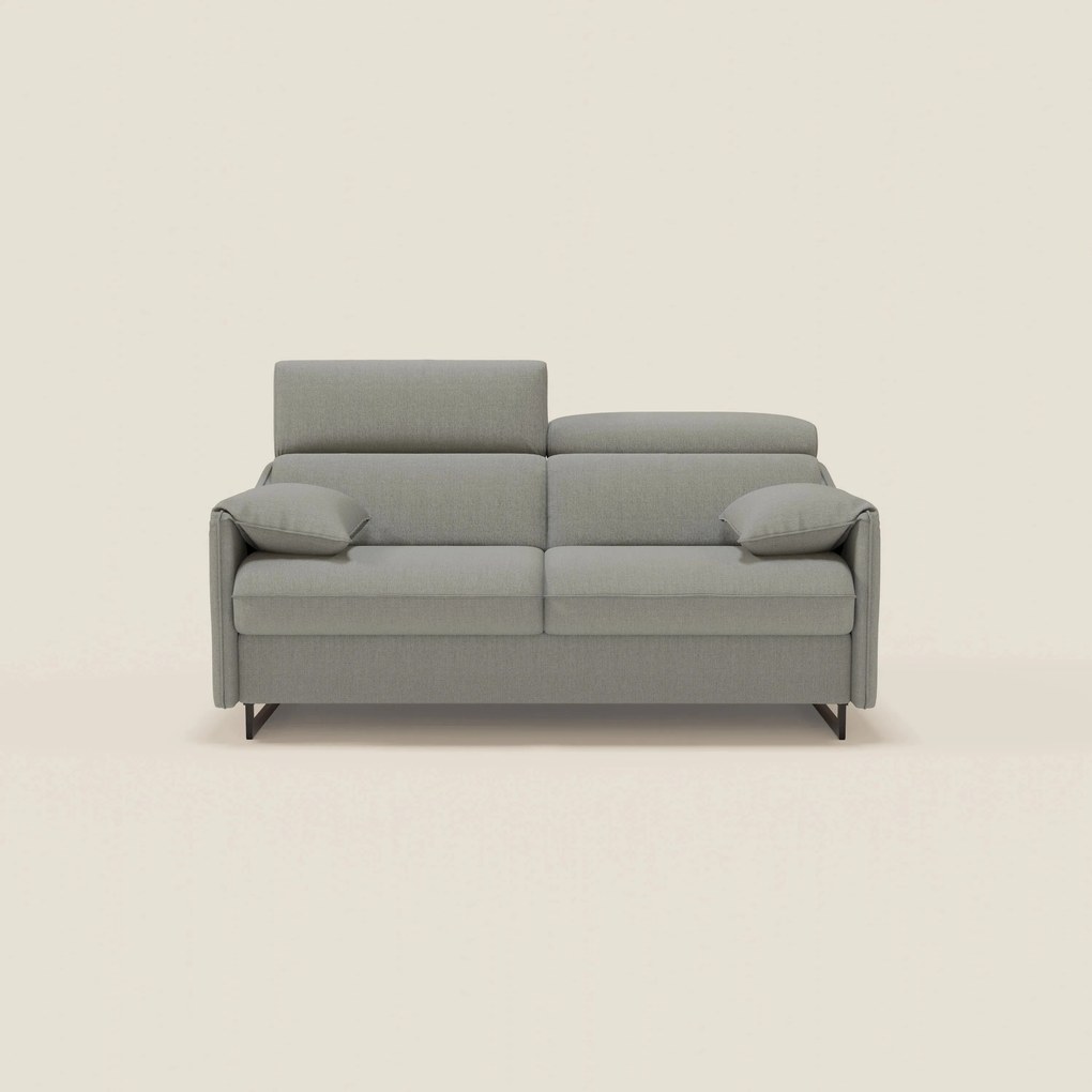 Violetta divano letto materasso H18 cm - poggiatesta reclinabili e braccioli mobili in tessuto impermeabile T13