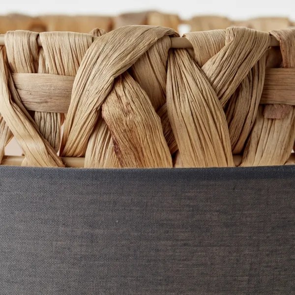 Brilliant - Lampada da tavolo WATERLILLY 1xE27/60W/230V grigio